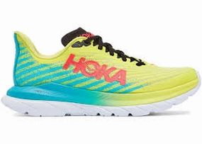 Anti corrosion Soft Platform Hoka One One Mach 5 Evening Primrose Scuba Blue