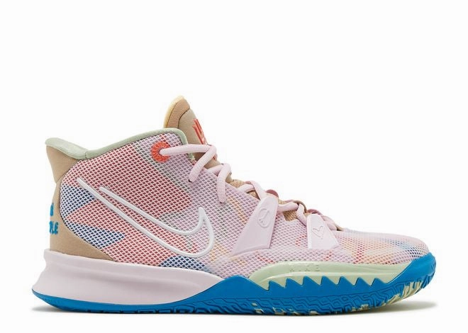 Nike Kyrie 7 1 World 1 People Regal Pink (GS) (Preowned) Compression Molded Phylon Summer Heat