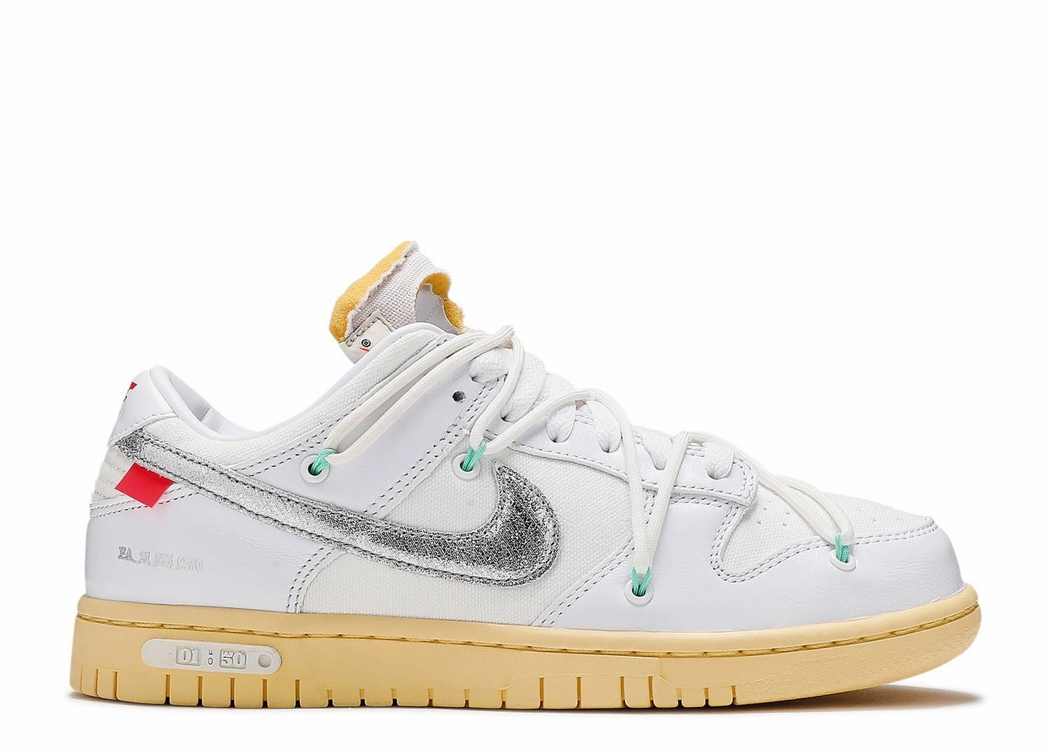 fabric - finish - design shoes snow shoes Nike Dunk Low x OFF-WHITE "Lot 1" (Myrtle Beach Location)