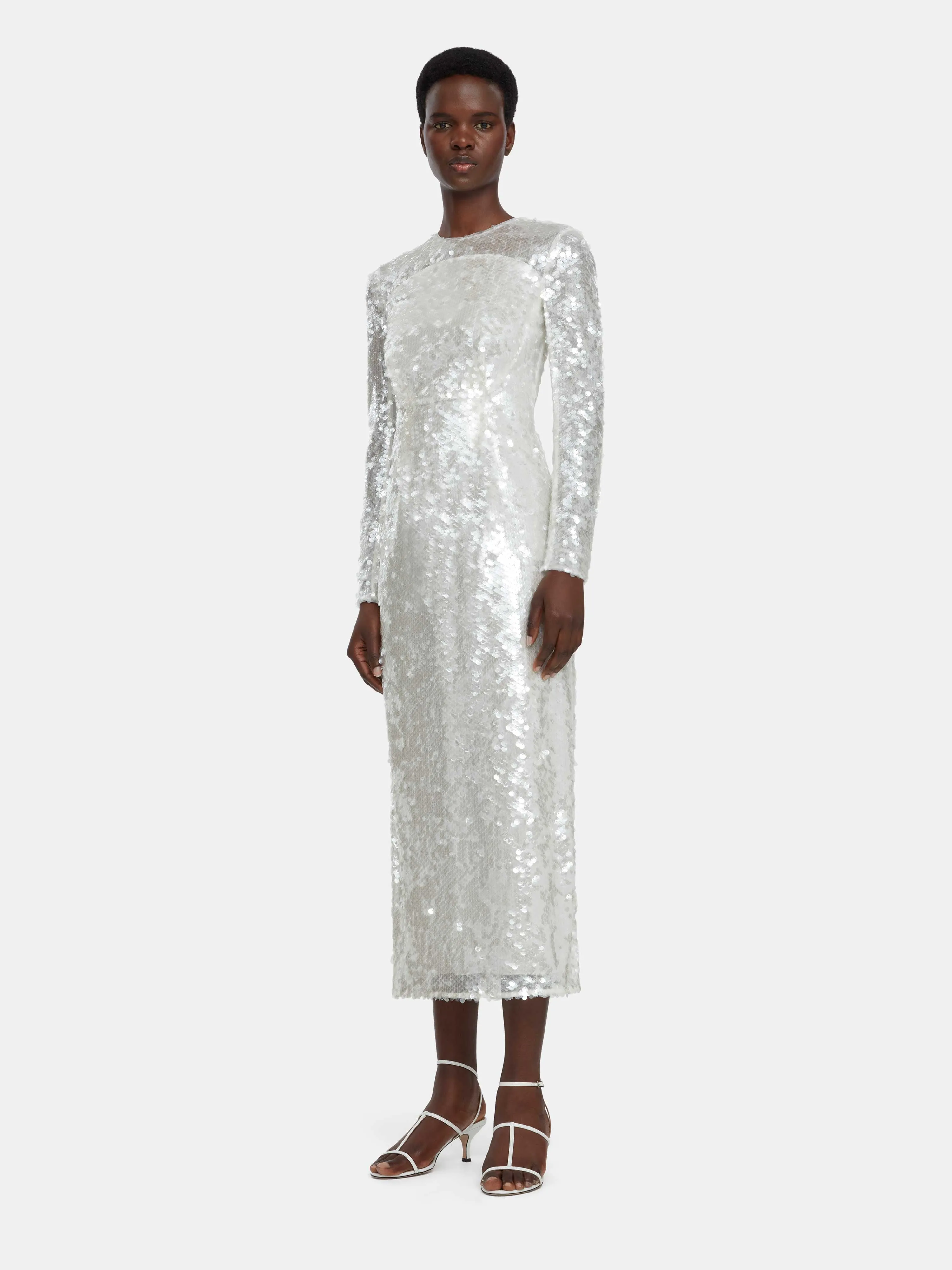 Amiria Clear Sequin Dress