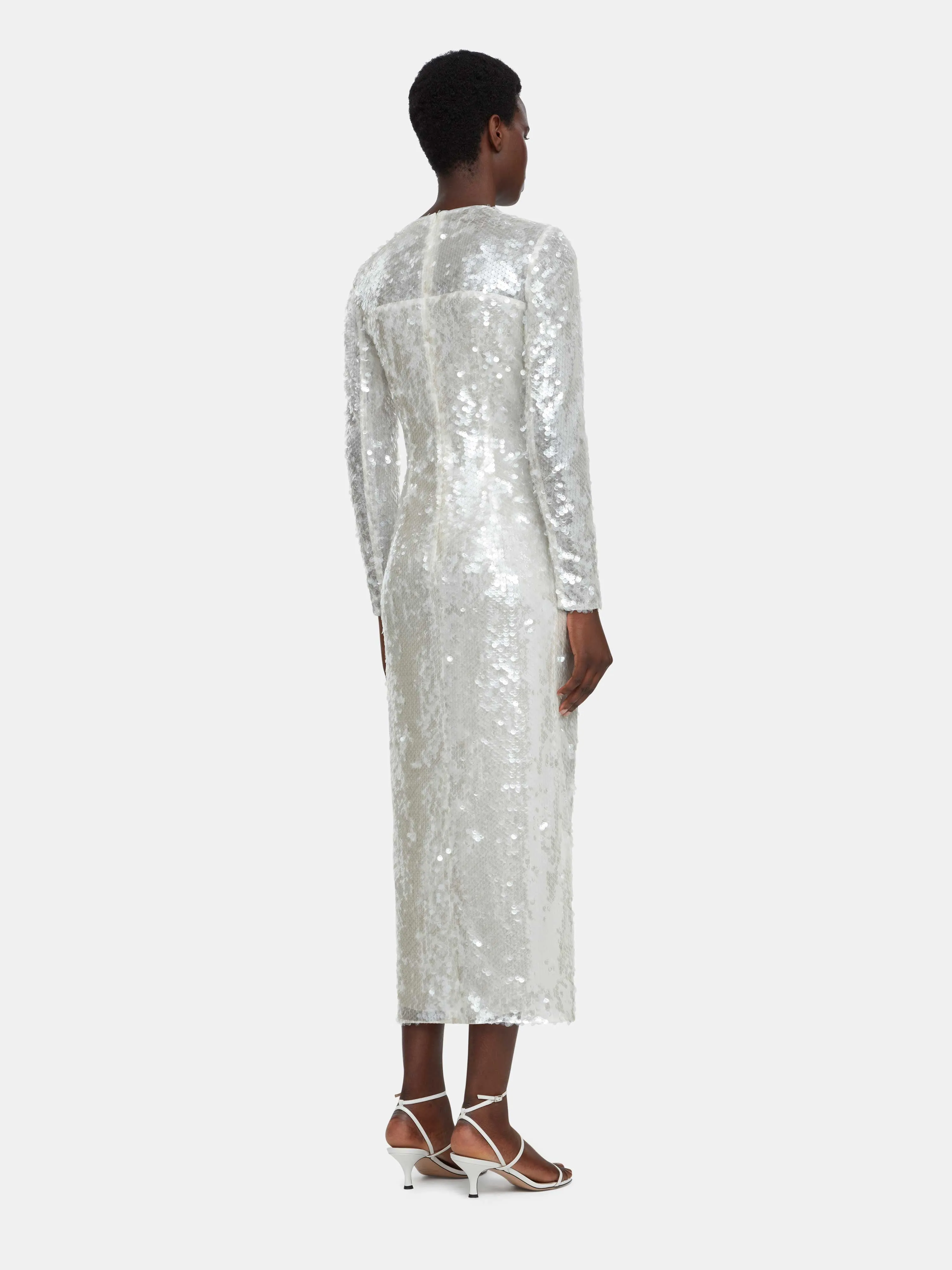 Amiria Clear Sequin Dress