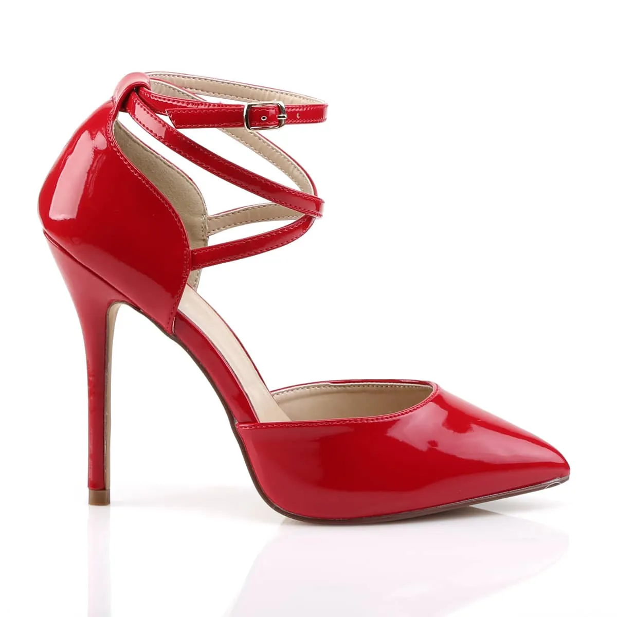 AMUSE-25 Ankle Court High Heel