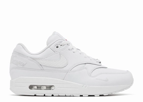 Nike Air Max 1 '87 SP x Supreme "Triple White" (Myrtle Beach Location) Static Dissipation Chic Fit
