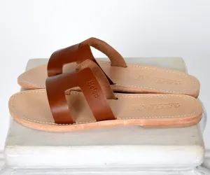Ancient Greek leather sandals, Personilised sandals, Slides sandals, Monogram Sandals, Women sandals, Leather Sandals, Slip on, ANESIS