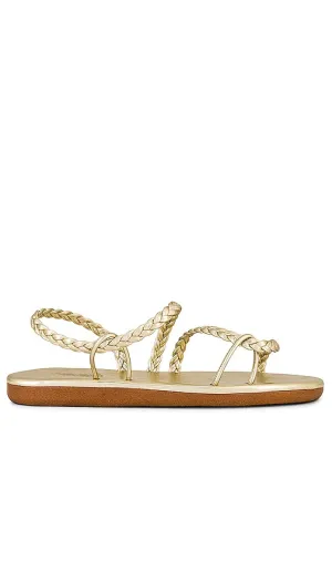 Ancient Greek Sandals Maya Sandal in Metallic Gold