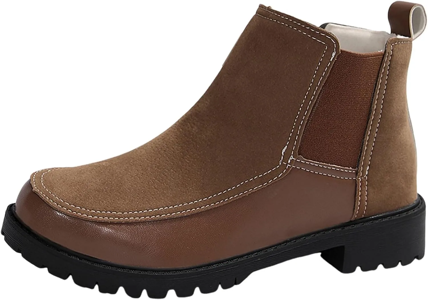 Ankle Boots for Women Dressy Fall Boots for Women 2024 Casual Comfortable and Convenient Chunky Leathers Booties