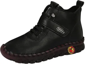 Ankle Boots for Women Fall Boots for Women 2024 Women's Fashion Color Matching Lace up With Side Zipper Short Boots