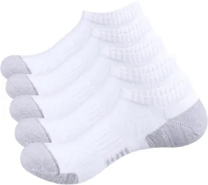 Ankle Socks For Men, Sweat Wicking Anti Odor Low Cut Cotton Cushioned Casual Everyday Gym Athletic Running Socks
