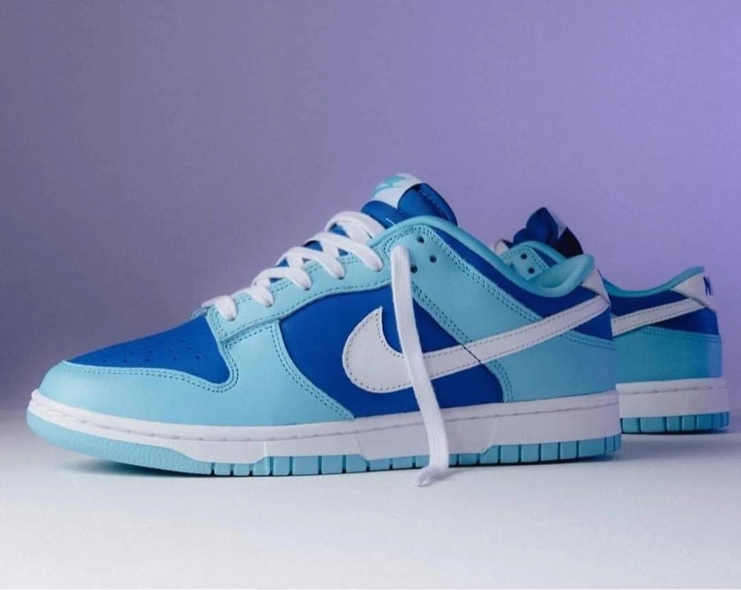 recyclable shoes evening Nike Dunk Low Argon Blue