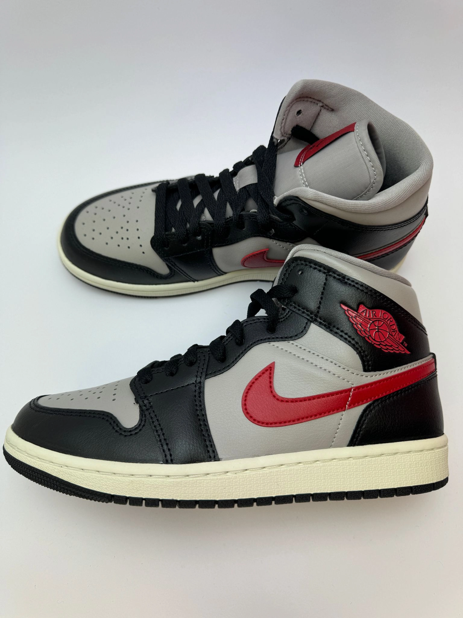 Impact protection Air Jordan 1 Mid "Black College Grey Gym Red"
