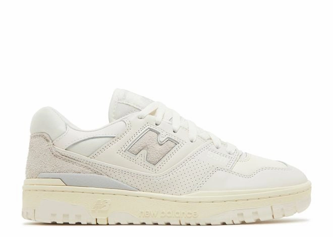 Sleek Silhouette New Balance 550 Aime Leon Dore White Leather