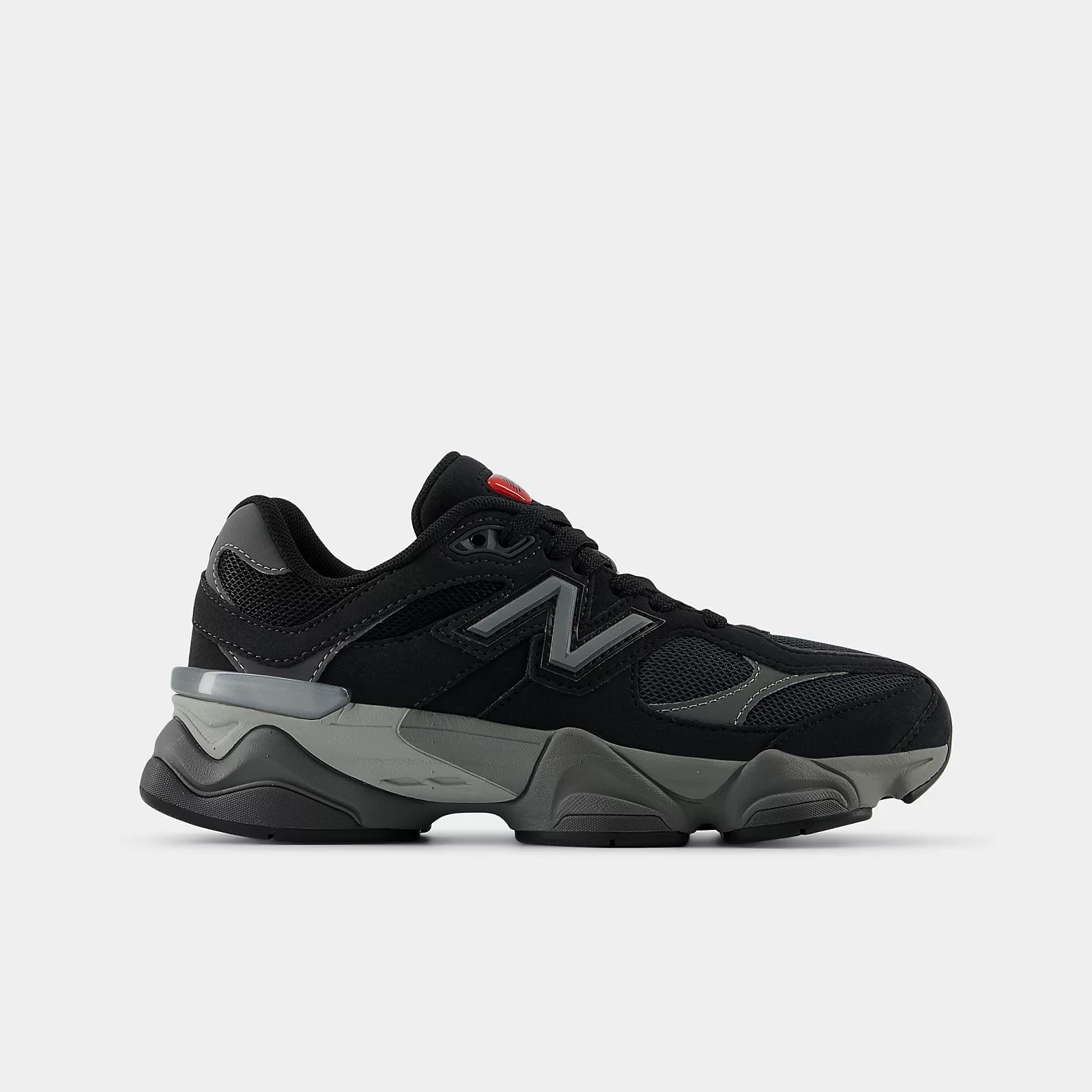 New Balance 9060 'Black/Castlerock' GS Hyperlock Technology