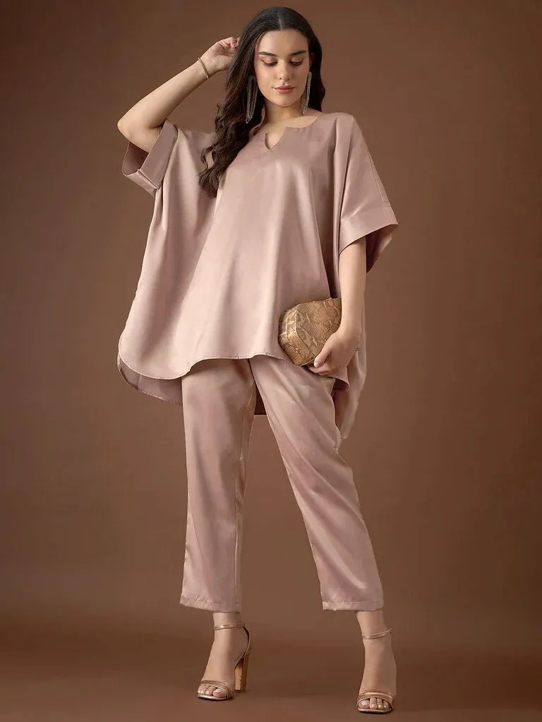 Anti Fit Kaftan Top with Pants For Women