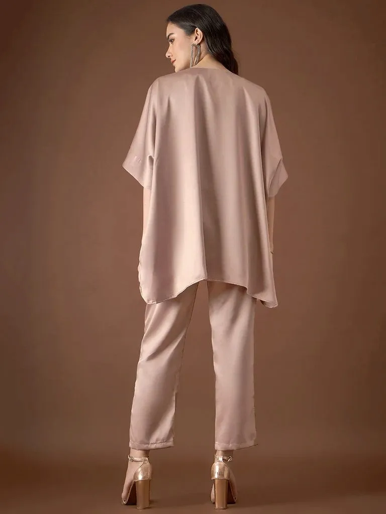 Anti Fit Kaftan Top with Pants For Women