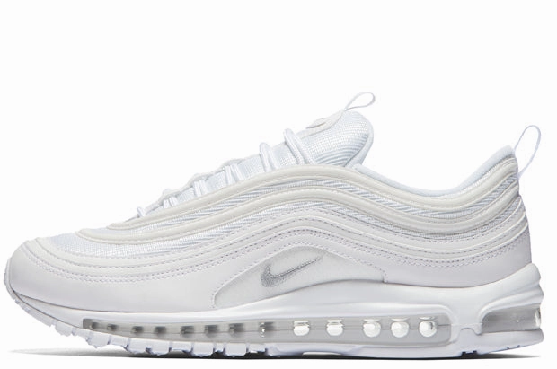 Minimalist Layered Design portable Nike Air Max 97 GS White/Wolf Grey