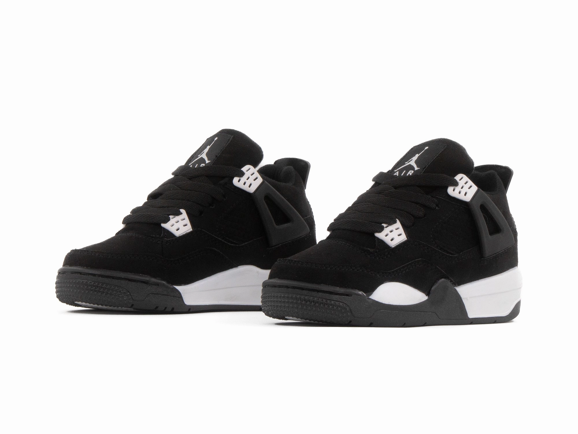 Tenis Retro 4 Negro Blanco Ni?o Sole Strength
