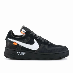 Designer Sneakers Off White X Air Force 1 "Low Black" (2018)