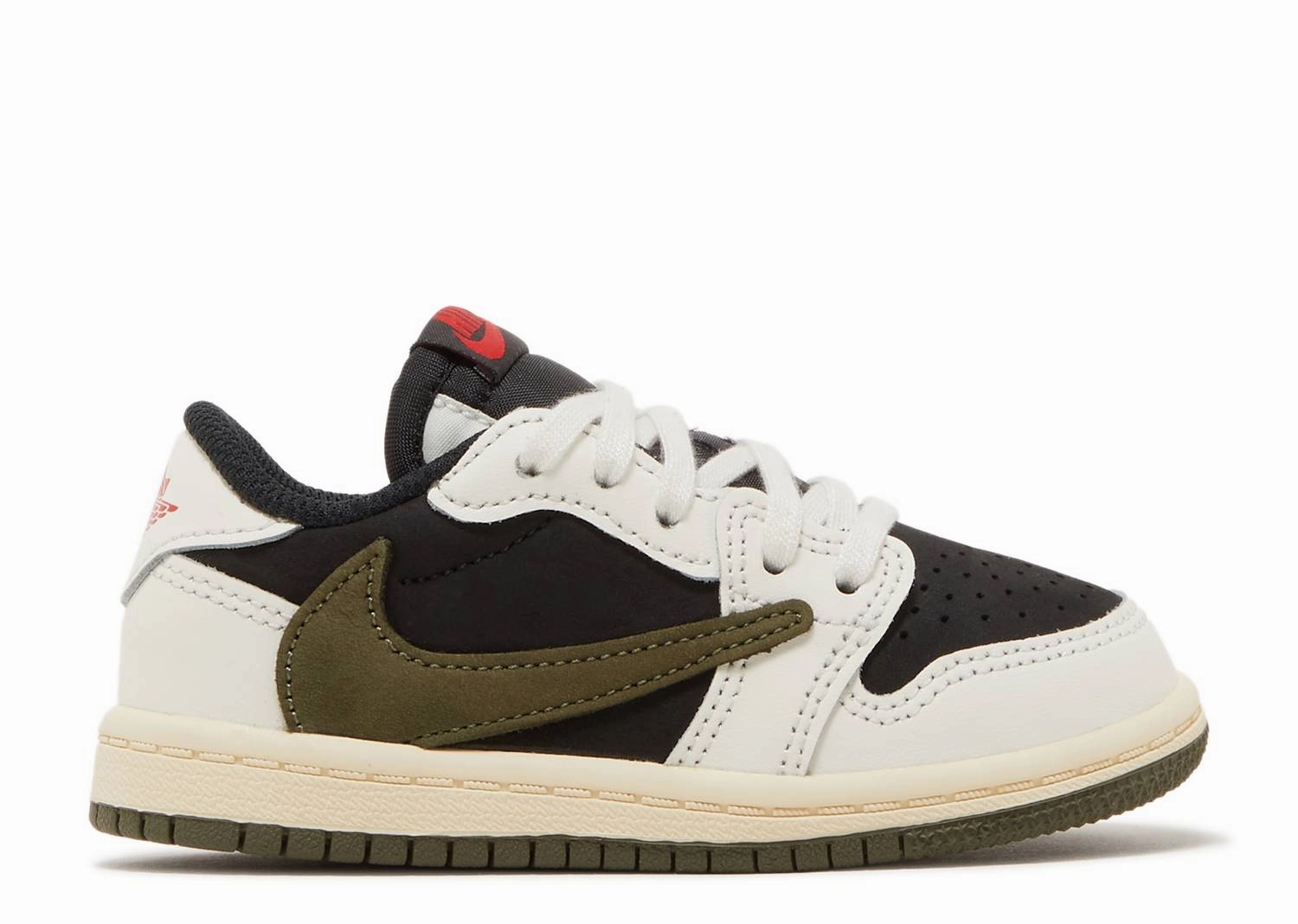 Air Jordan 1 Low OG TD x Travis Scott "Olive" (Myrtle Beach Location) Comfort Shock