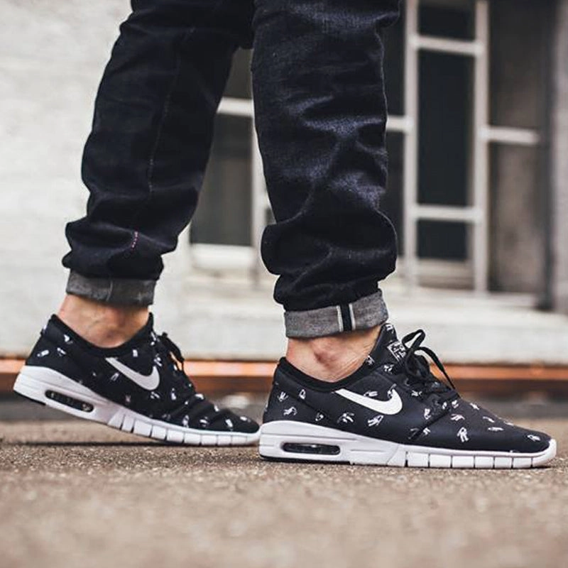 Nike Zoom Stefan Janoski Cnvs Prm Black/White - apollokick.myshopify.com