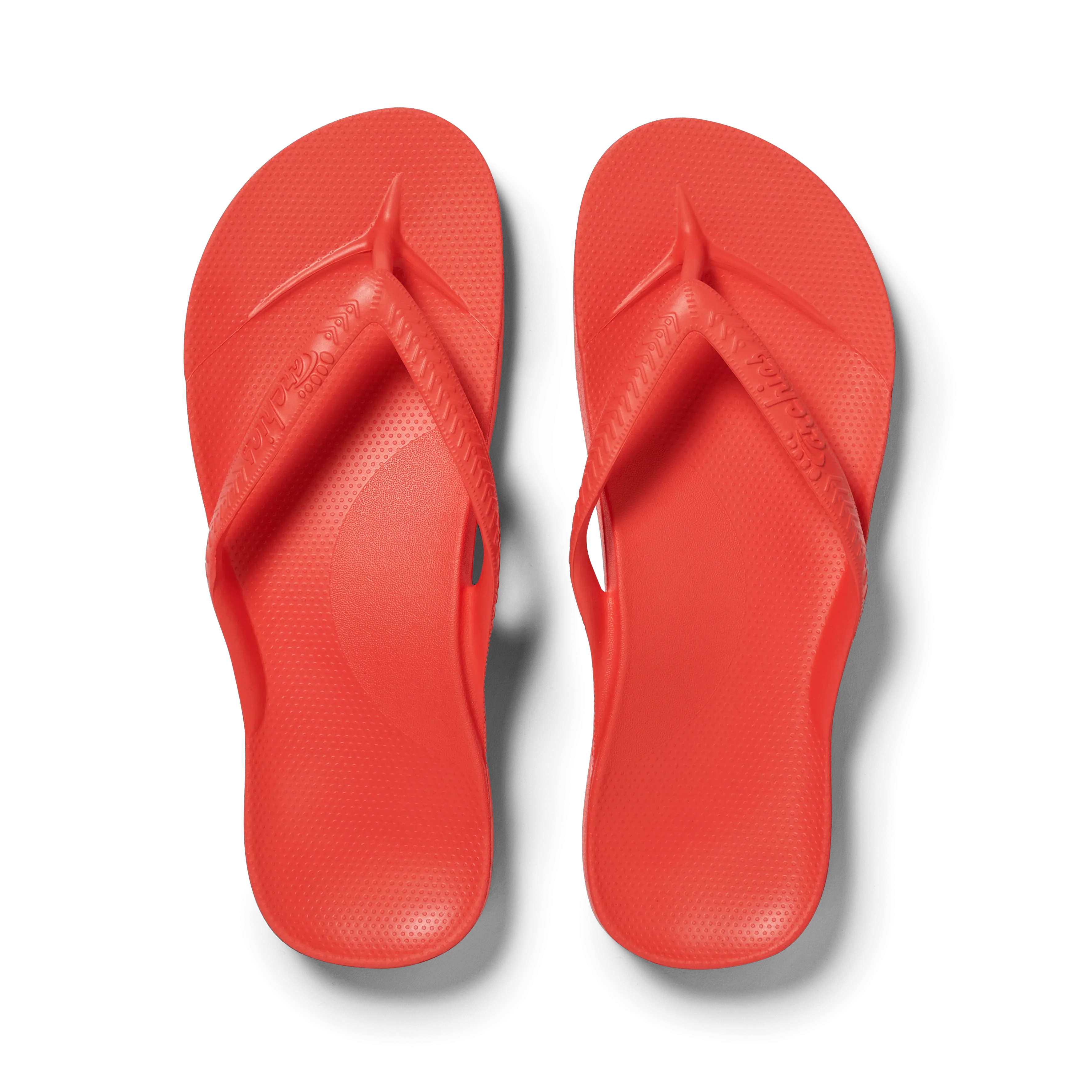 Arch Support Flip Flops - Classic - Coral