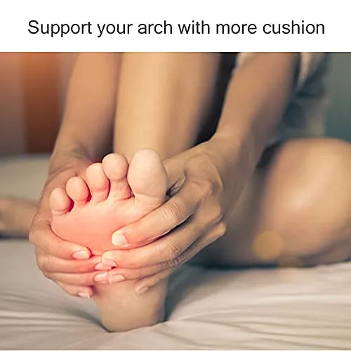 Arch Support Plantar Fasciitis Insoles for Women & Men,Adhesive Foot Arch Inserts for Flat Feet,Heel Support Cushion for Feet Pain and Relieve Pressure -3 Pairs 3 Pair (Pack of 1)