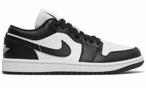 Running   Ready Jordan 1 Low SE Split Black White Womens