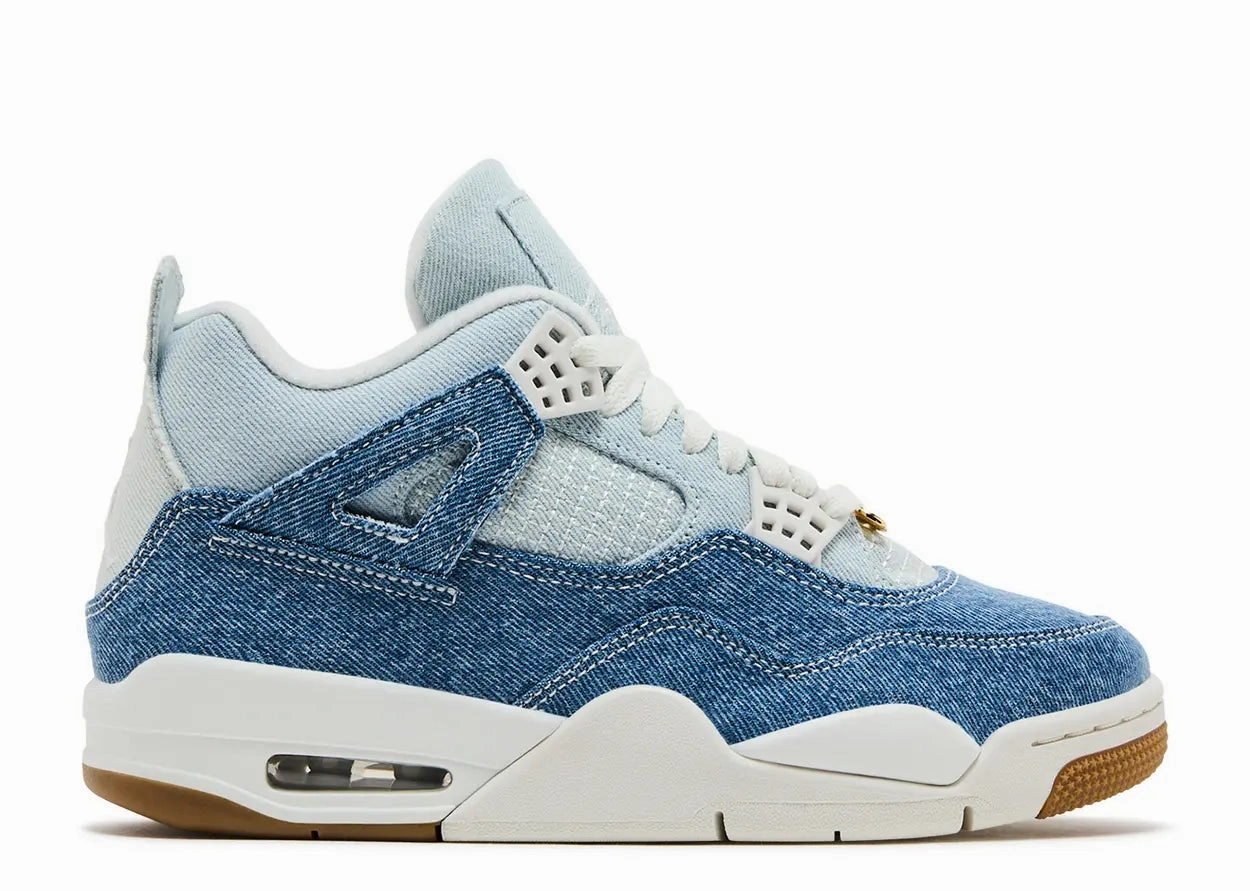 for men Wmns Air Jordan 4 Retro TEX "Worn Blue Denim" (Myrtle Beach Location)