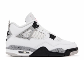 Smooth Steps workout footwear Air Jordan 4 Retro OG "White Cement" 2025 (Wilmington Location)