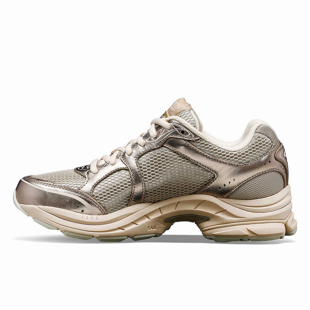 Women's Saucony ProGrid Triumph 4 PRM 'Champagne' improve comfort