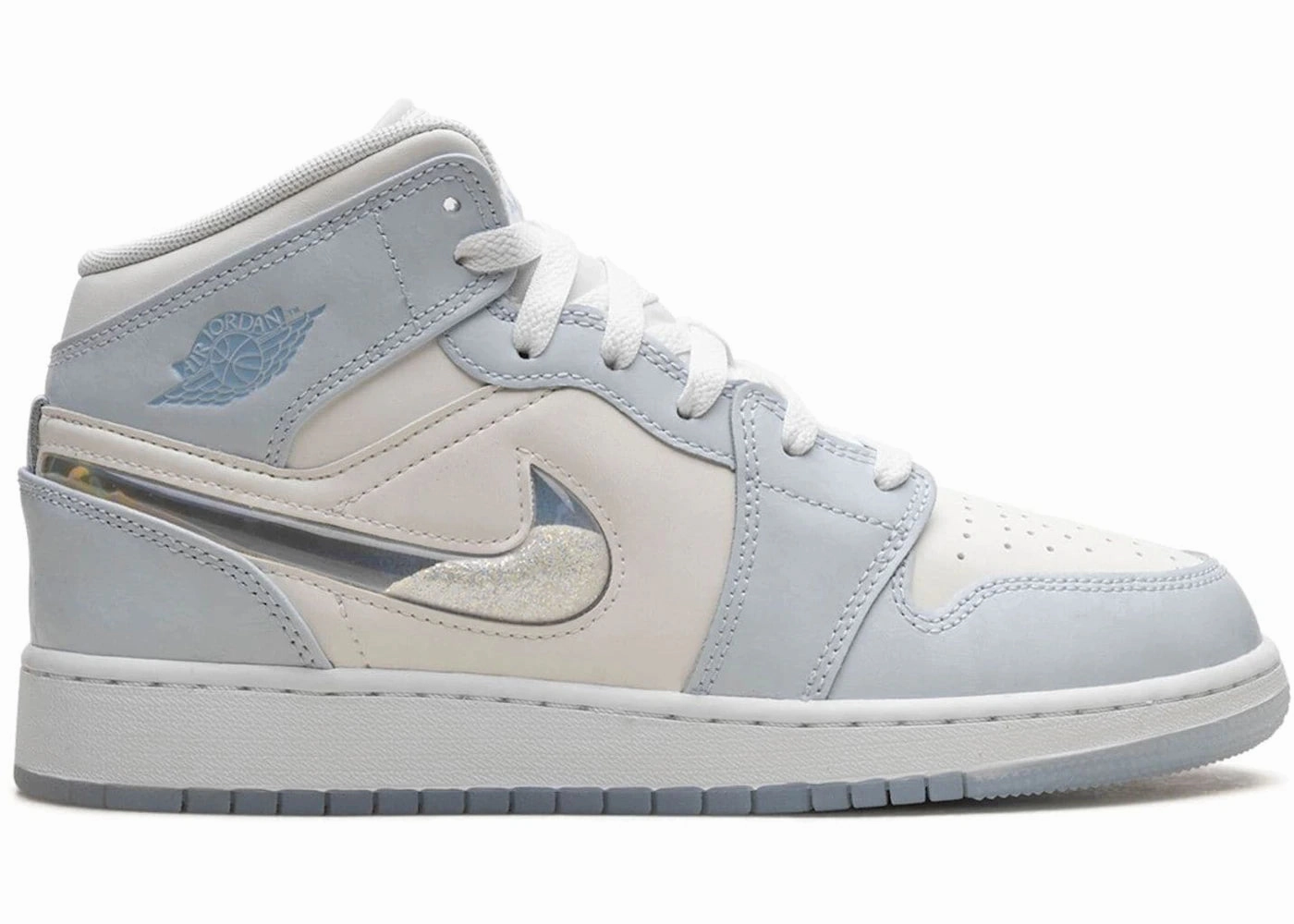 Zip   Up Jordan 1 Mid SEGlitter Swoosh