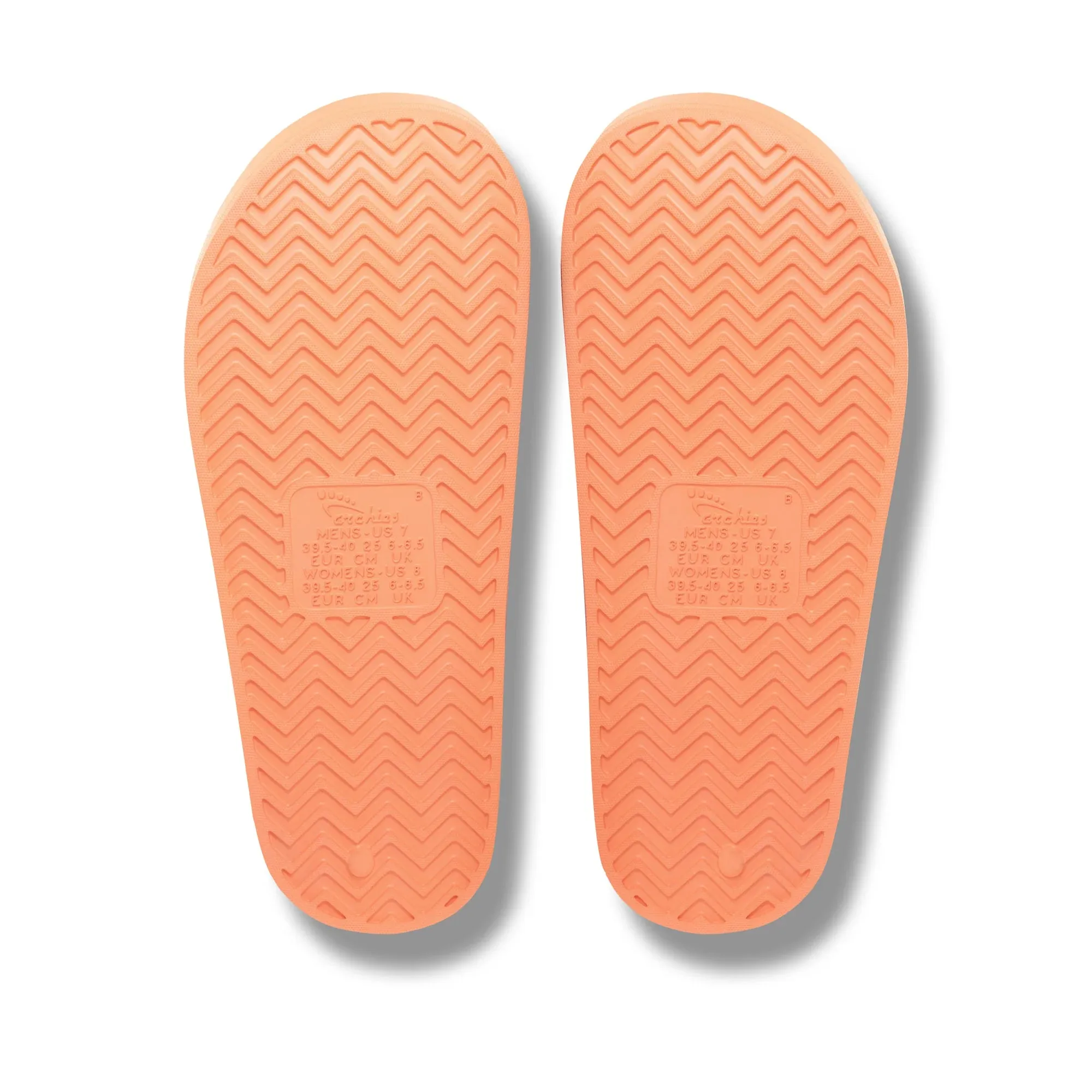 Archies Arch Support Slides in Peach
