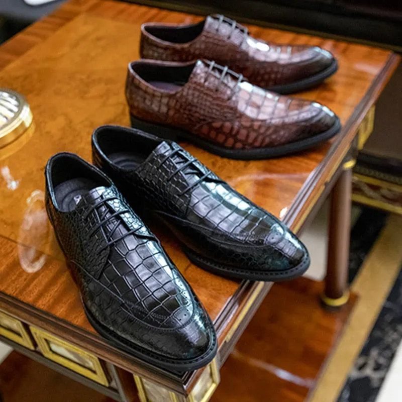 Aristova Luxe Serpentina Brocade Oxfords