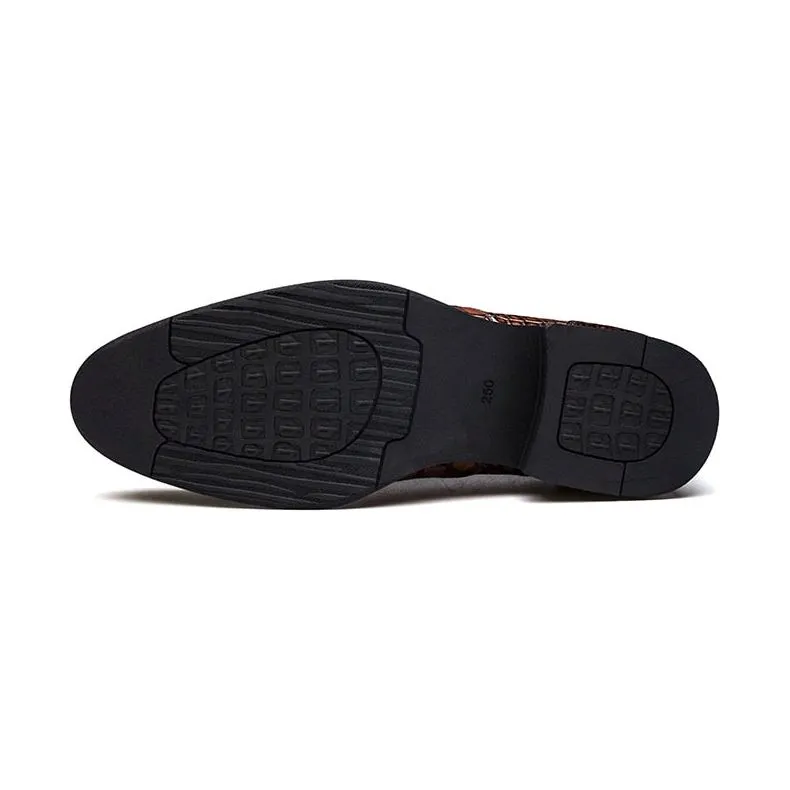 Aristova Luxe Serpentina Brocade Oxfords