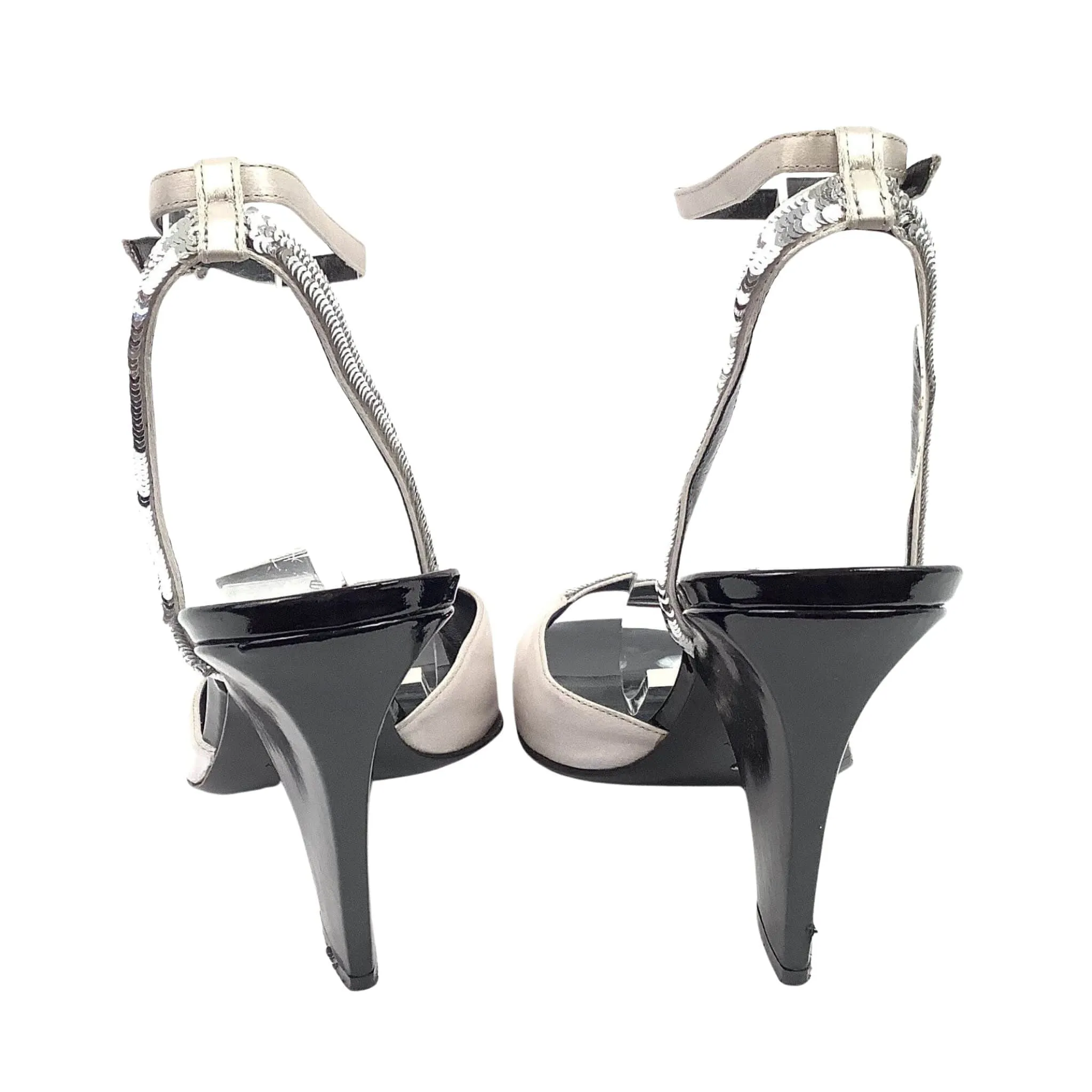 Armani Silver Heels