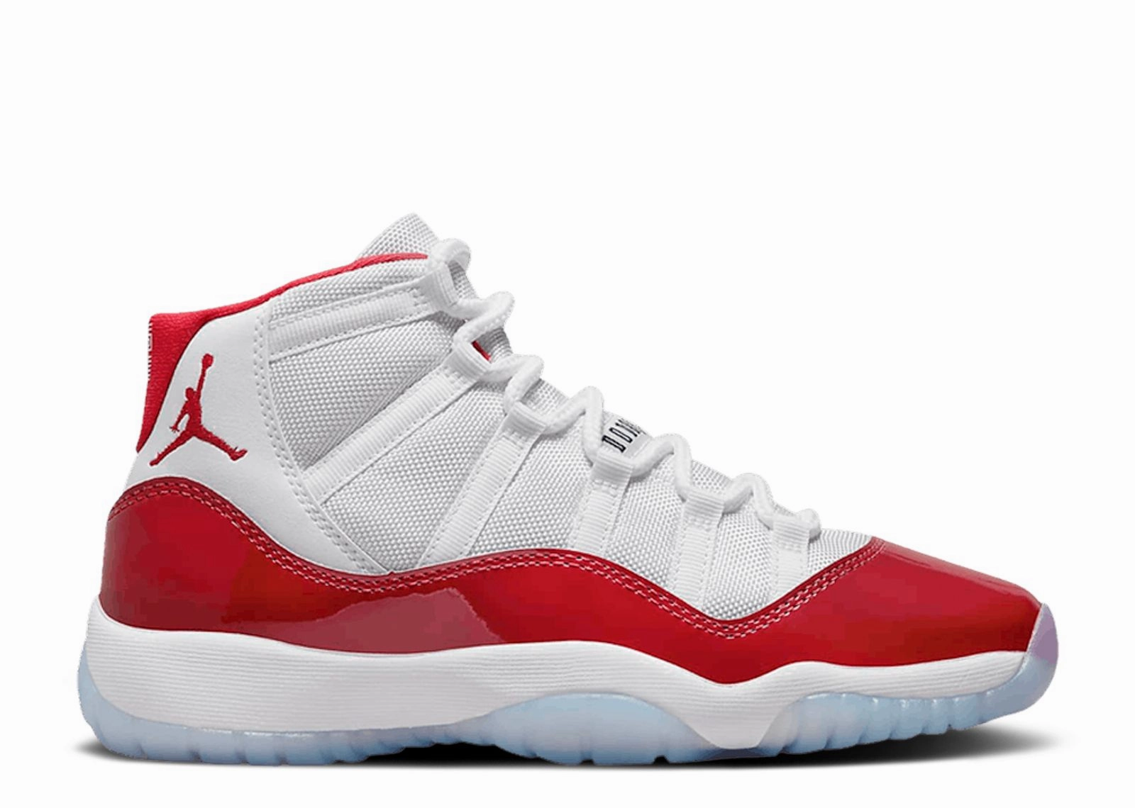 Air Jordan 11 Retro GS "Cherry" (Myrtle Beach Location) aesthetic - design supination - control - feature shoes