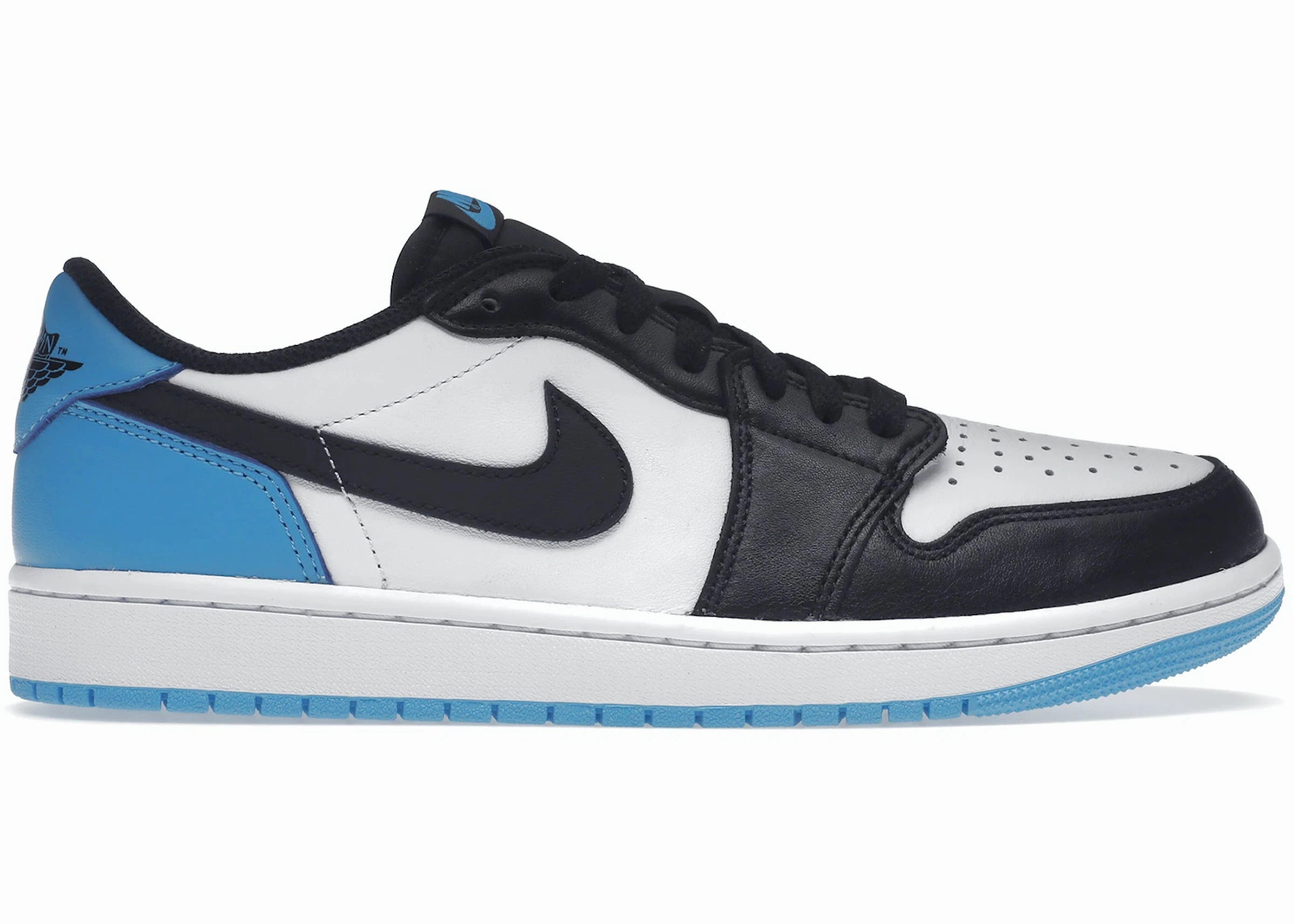 Urban Style Jordan 1 Retro Low OG Black Dark Powder Blue