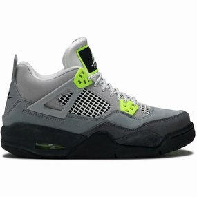 routine Air Jordan 4 Retro SE "Neon 95" (GS/Juniors) (2020)