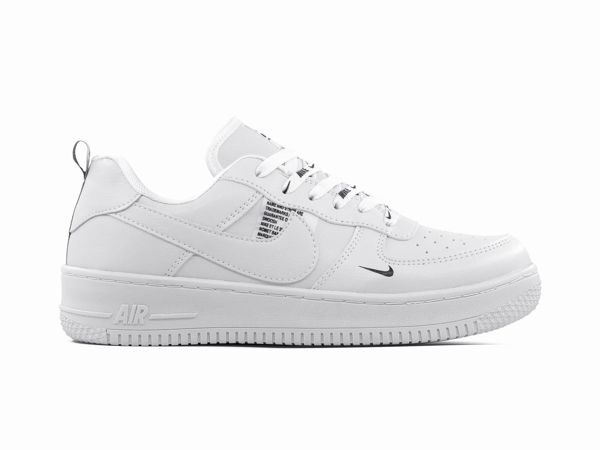 Street Wear Retro-inspired Paq 6 Pares Tenis 275 Blanco Total 25/28.5