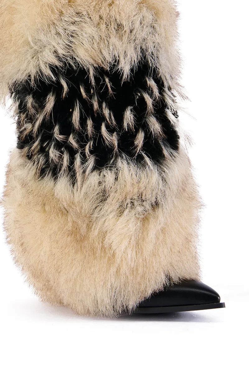 AZALEA WANG EKKO MULTI FUR BOOT