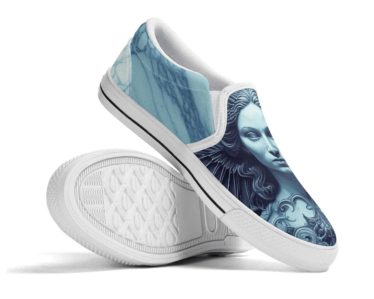 Azure Angel Slip-Ons