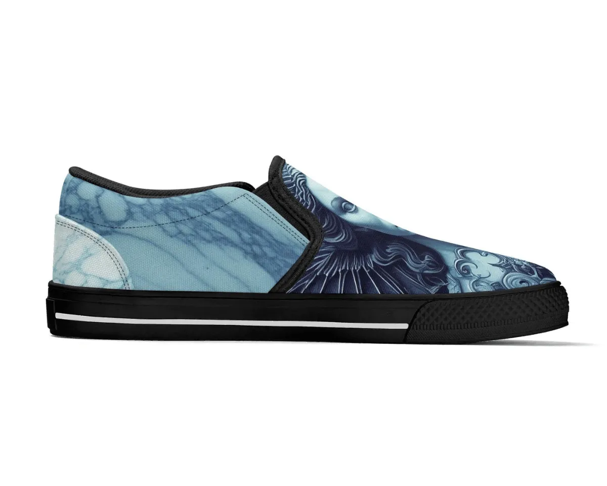 Azure Angel Slip-Ons