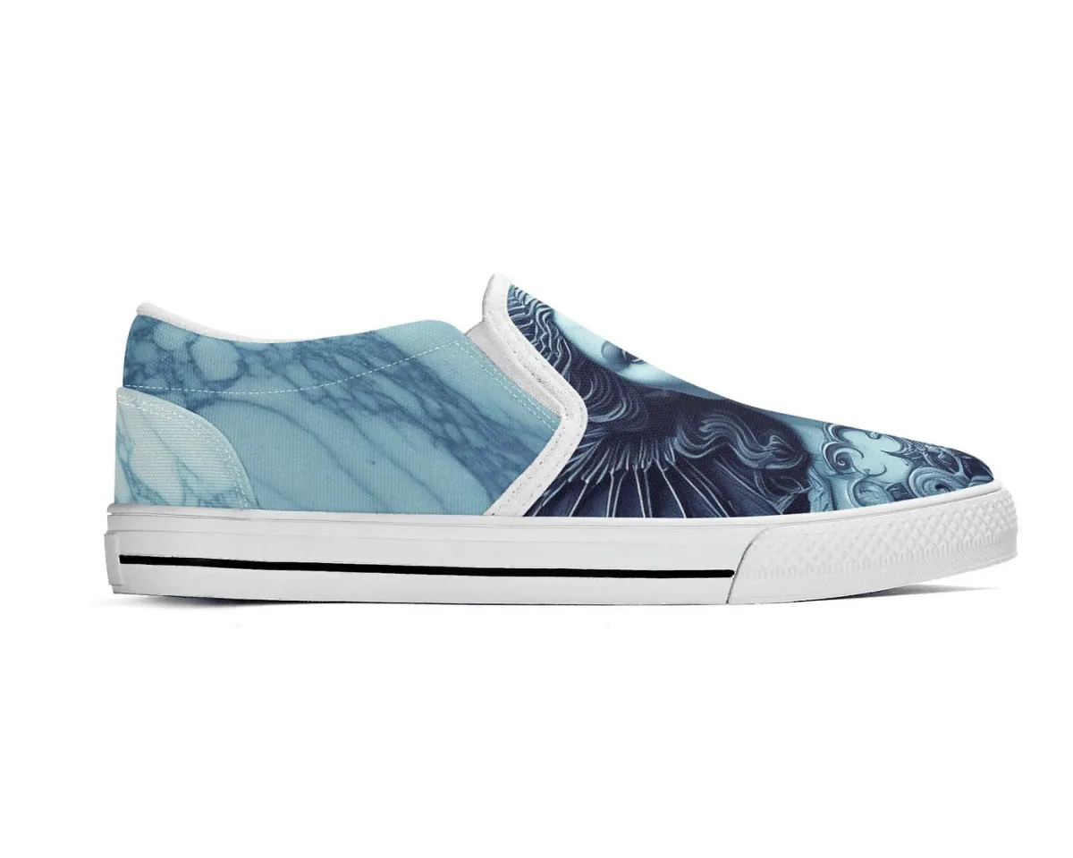 Azure Angel Slip-Ons