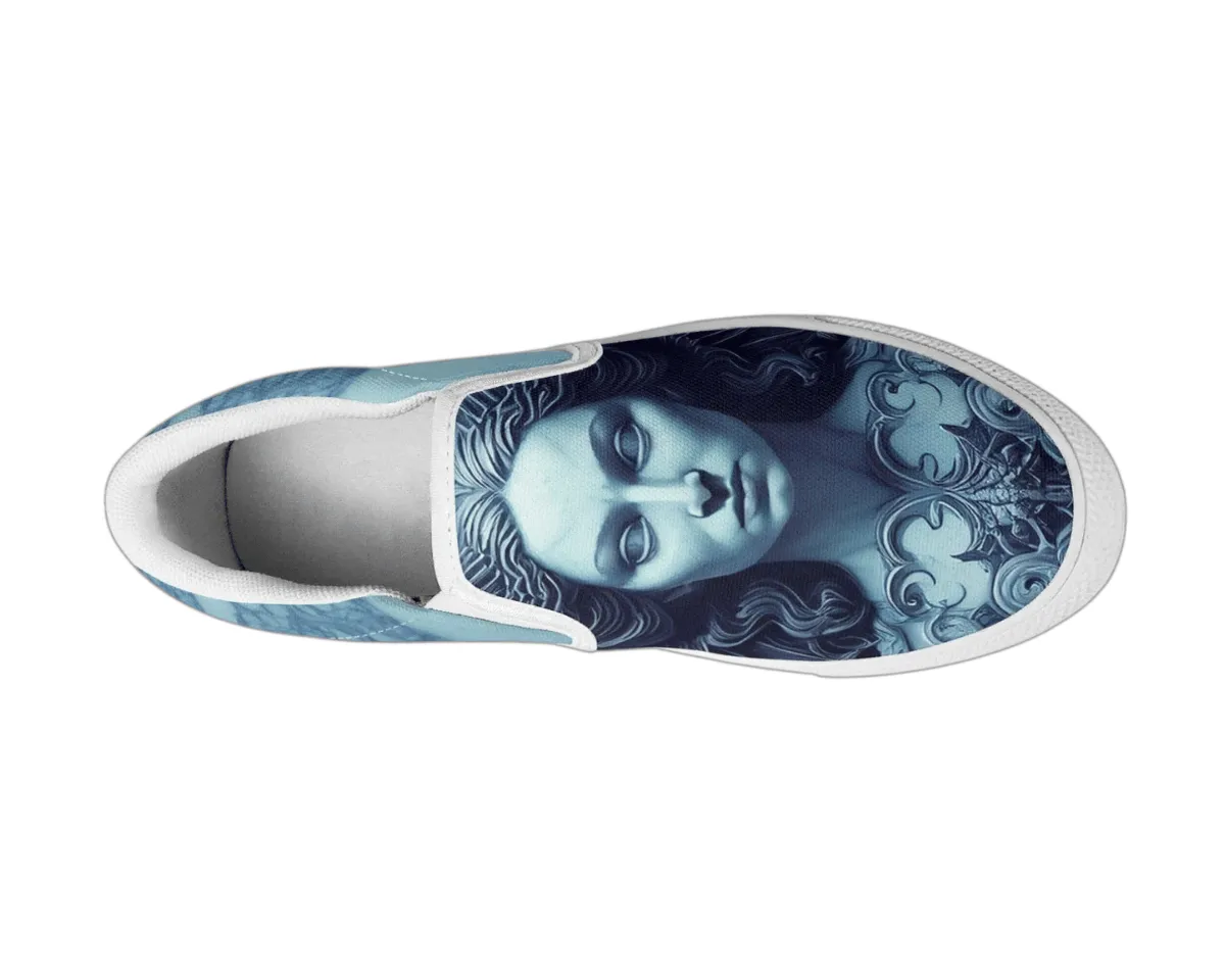 Azure Angel Slip-Ons