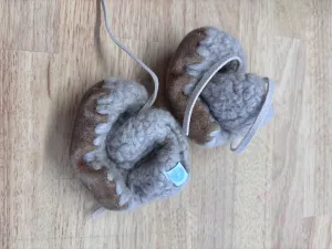 Baby Wool Moccasins imperfect