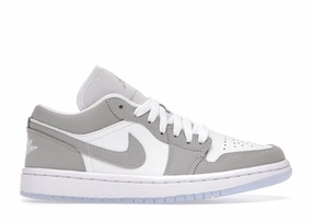Jordan 1 Low Wolf Grey (W) Bold Statement Smart Chic
