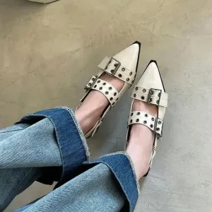 Ballet flats women Pointed rivet™