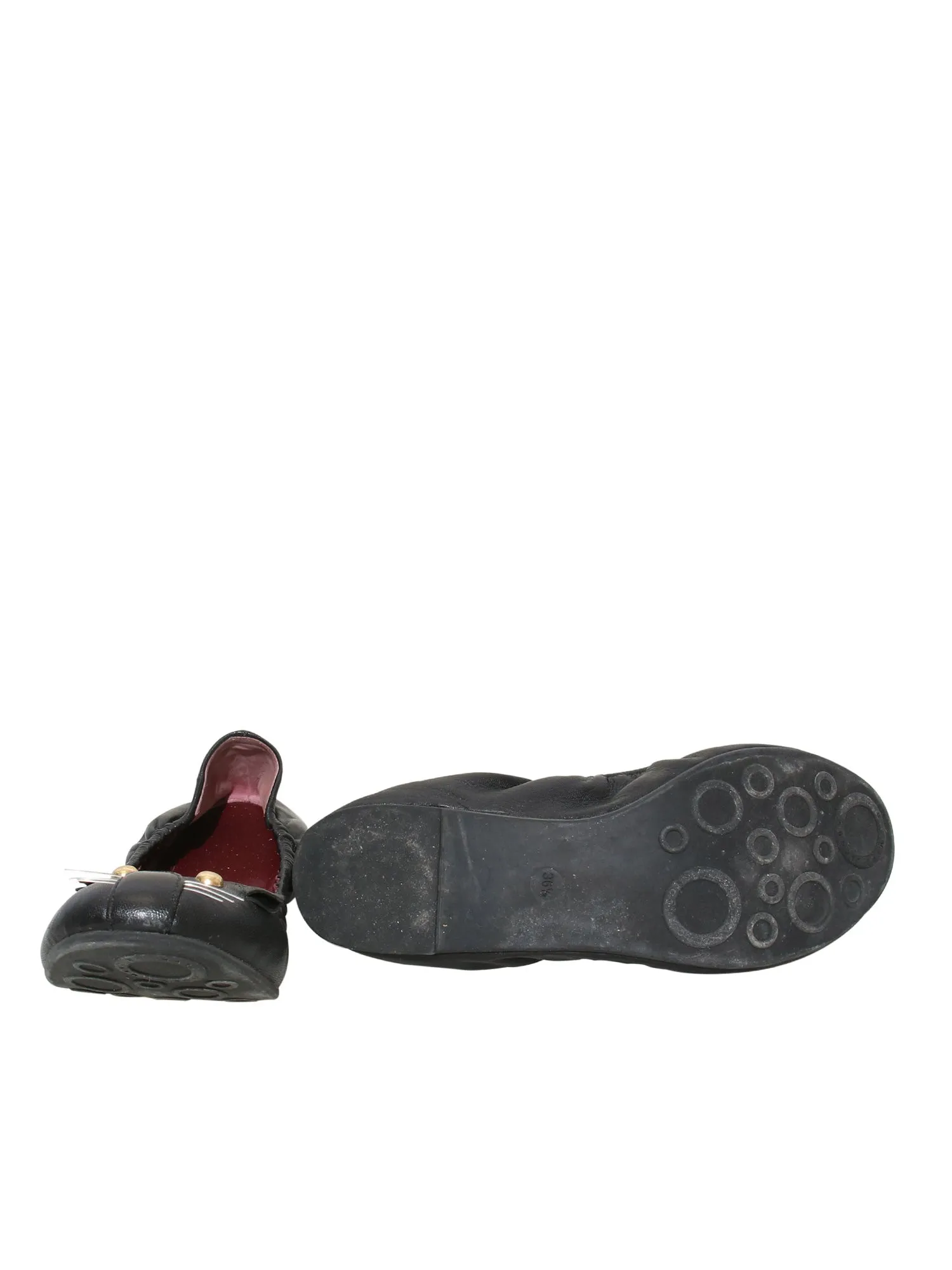 Ballet Leather Cat Flats
