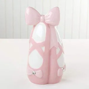 Ballet Slippers Porcelain Bank