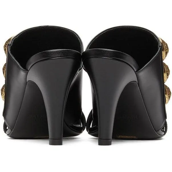 Balmain Black Sol Heels