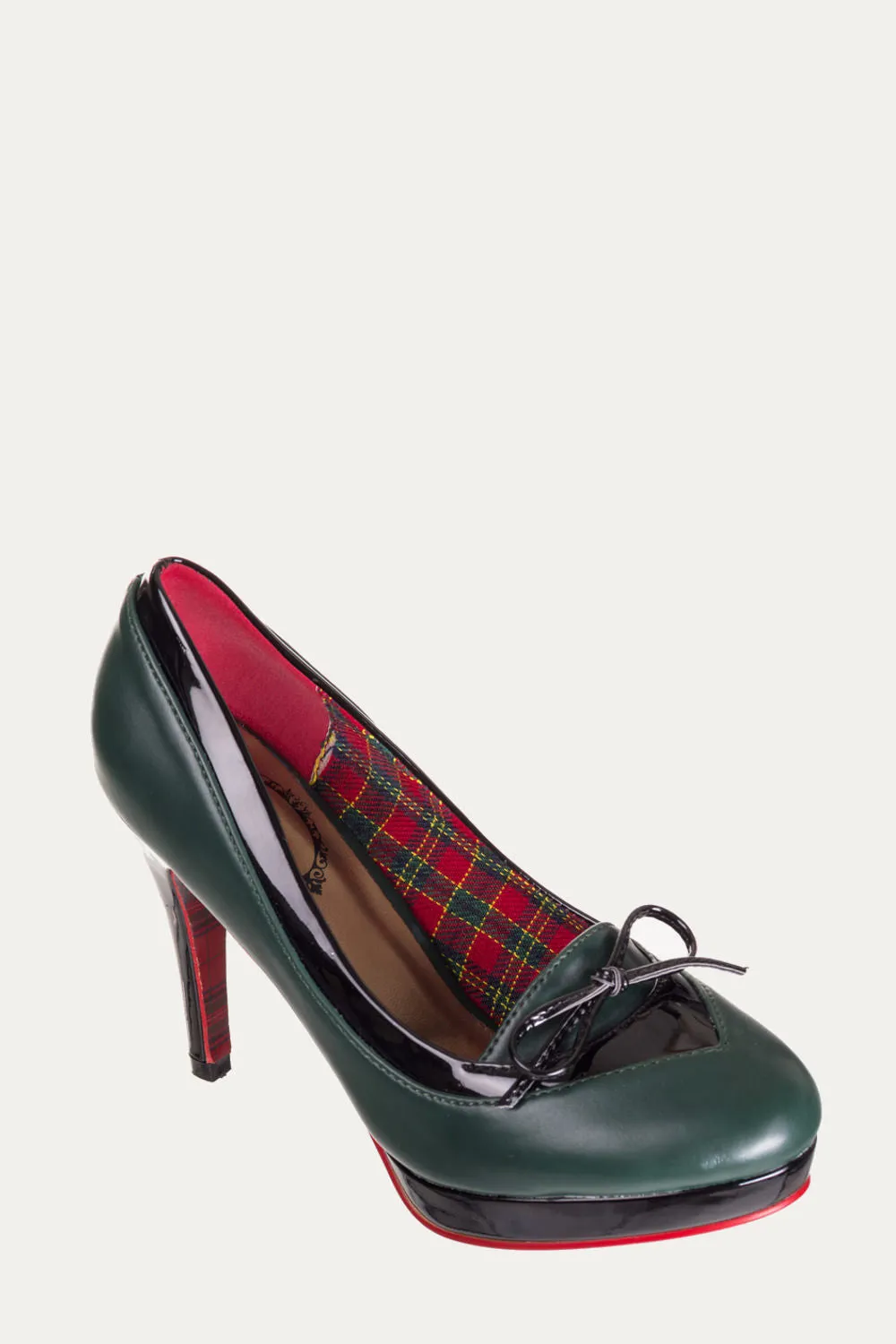 Banned Apparel - Grace Kitten Hill Retro Shoes
